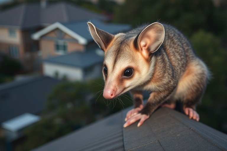 Possum in Springvale residential area