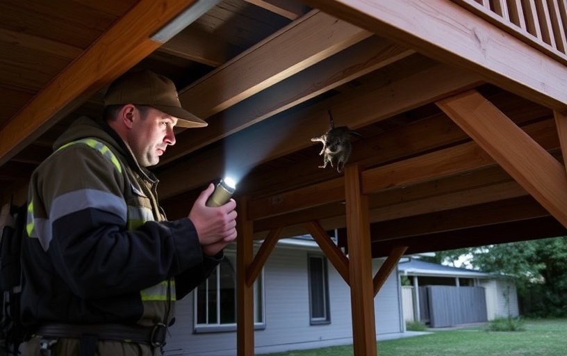 Under Deck Possum Removal in Springvale